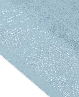 Ručníky AmeliaHome Sada 6 ks ručníků  BELLIS klasický styl odstín námořnická modrá