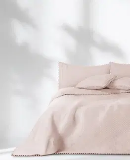 Přehozy Přehoz na postel AmeliaHome Meadore III pudrově růžový, velikost 220x240