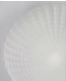 Klasická stropní svítidla NOVA LUCE stropní svítidlo CLAM bílé sklo bílý kov E27 2x12W 230V IP44 bez žárovky 9738256