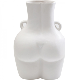 Keramické vázy KARE Design Keramická váza Donna - bílá, 40cm