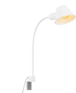 Moderní bodová svítidla BRILONER Noční lampička pr. 14 cm 1x E27 10W bílé BRI 2079-016