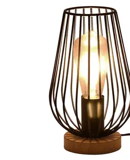Lampy Rabalux Rabalux 6915 - Stolní lampa GREMIO 1xE27/40W/230V černá 