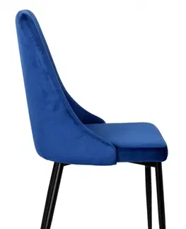 Židle TZB Čalouněná židle LINCOLN námořnická modř