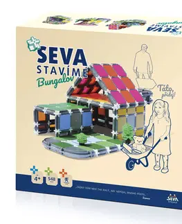 Hračky stavebnice SEVA - STAVÍME BUNGALOV