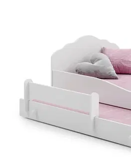Postele ArtAdrk Dětská postel CASIMO II | s přistýlkou Provedení: Balerína s jednorožcem