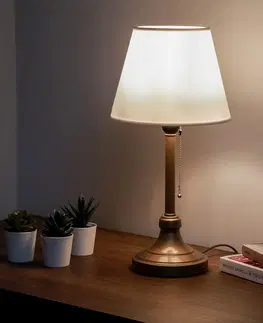 Lampy a lampičky Stolní lampa AYD-3106 krémová