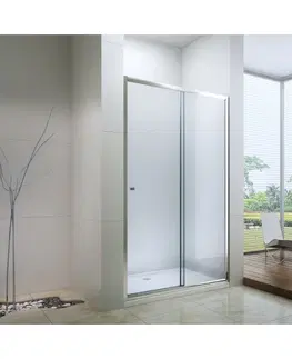 Sprchové kouty Sprchové dveře MEXEN Apia 140cm stříbrné