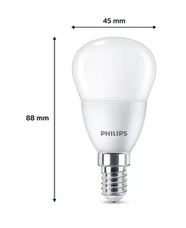 LED žárovky Philips Philips LED žárovka E14 4,9W 470m 2 700K matná 6ks