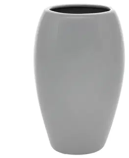 Vázy keramické Keramická váza Jar1, 14 x 24 x 10 cm, šedá
