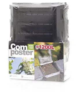 Kompostéry Prosperplast Zahradní kompostér Module Compogreen 1200L černý