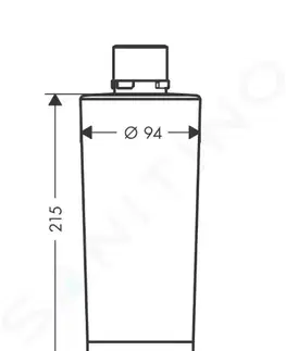 Koupelnové baterie HANSGROHE Aqittura M91 Filtr iontoměnič a aktivní uhlí 76815000