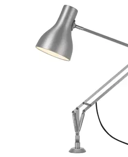 Stolní lampy kancelářské Anglepoise Anglepoise Type 75 stolní lampa šroubovací stříbro