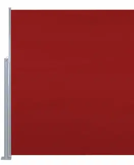 Markýzy Zatahovací boční markýza 140x300 cm Dekorhome Červená