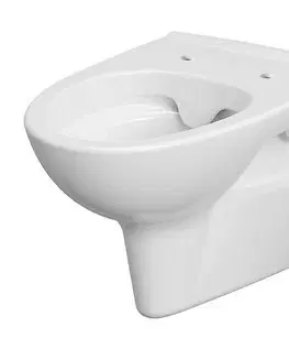 WC sedátka LAUFEN Rámový podomítkový modul CW1 SET s bílým tlačítkem + WC CERSANIT CLEANON PARVA + SEDÁTKO H8946600000001BI PA1