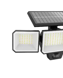 LED venkovní nástěnná svítidla Philips Nysil solární bezpečnostní nástěnné LED svítidlo se senzorem 8,7W lm 5000K IP65, černé