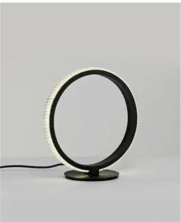 Lampy na noční stolek NOVA LUCE stolní lampa NAGER černý hliník a akryl LED 11W 230V 3000K IP20 9481095