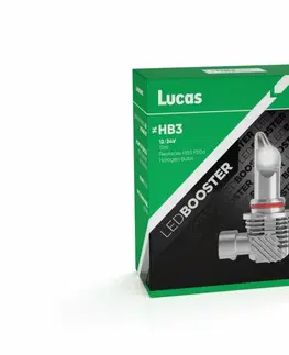 Autožárovky Lucas 12V/24V HB3 LED žárovka P20d, sada 2 ks 6500K