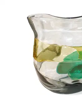 Luxusní a designové vázy a láhve Estila Stylová abstraktní váza 22cm