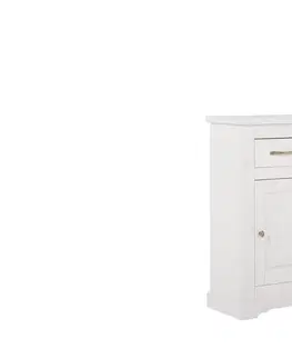 Koupelnový nábytek Comad Koupelnová skříňka nízká Romantic 810 1D bílá borovice