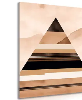 Obrazy abstraktní tvary Obraz abstraktní tvary pyramida