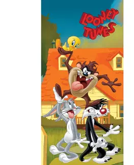 Ručníky Dětská osuška Looney Tunes Tazova Show