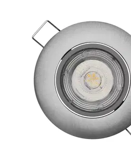 LED osvětlení  LED Podhledové svítidlo EXCLUSIVE 1xLED/5W/230V 4000 K stříbrná 