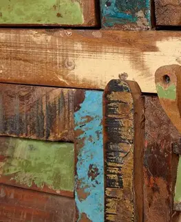 Komody LuxD Designová komoda Jacktar 160 cm recyklované dřevo