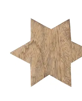 Prostírání Orion Podtácek dřevo MANGO, hvězda