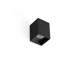 LED venkovní nástěnná svítidla FARO KOV 1L nástěnné svítidlo hranaté, černá 2700K 14°