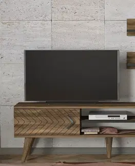 Obývací stěny Kalune Design TV stolek LEGATO 150 cm ořech