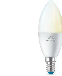 LED žárovky WiZ SET 2x LED žárovka E14 C37 Candle 4,9W (40W) 470lm 2700-6500K IP20, stmívatelná