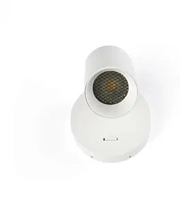 Moderní bodová svítidla FARO STAN nástěnné svítidlo, bílá s vypínačem