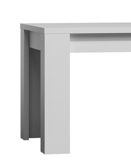 Jídelní stoly Jídelní stůl rozkládací SOUV 120x80 cm, bílá