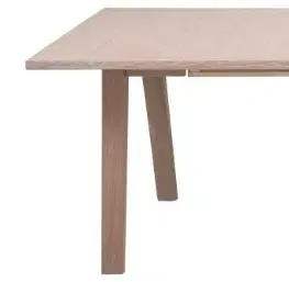 Jídelní stoly Actona Rozkládací jídelní stůl A-Line bělený dub