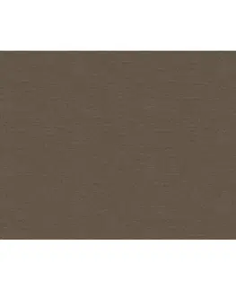 Závěsy Forbyt, Dekorační látka nebo závěs, Blackout Žihaný 150 cm, tmavě hnědý 150 cm