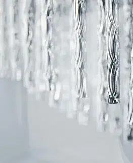 Designová závěsná svítidla AZzardo Rego 3 line závěsné svítidlo AZ2453 metal glass G9 3x40W aluminium chrome
