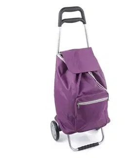 Nákupní tašky a košíky ALDO nákupní taška na kolečkách CARGO fialová