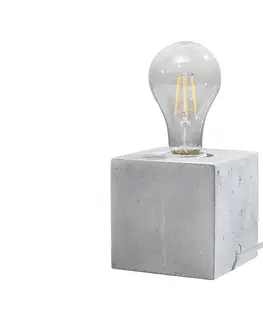 Lampy   SL.0683 - Stolní lampa ABEL 1xE27/60W/230V beton 