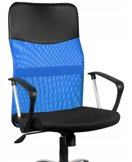 Kancelářské židle TP Living Otočná židle Nemo černo-modrá