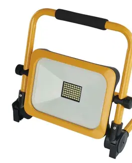 LED reflektory EMOS LED reflektor ACCO nabíjecí, přenosný, 30 W, žlutý, studená bílá ZS2832