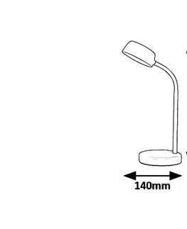 LED stolní lampy Rabalux stolní lampa Berry LED 4,5W 6778
