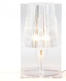 Stolní lampy Kartell Kartell Take designová stolní lampa, transparentní