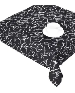 Ubrusy Ubrus gobelinový, Night, černý 78 x 78 cm