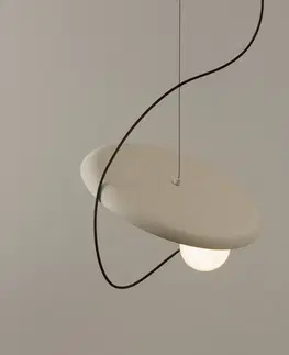 Závěsná světla Milan Iluminación Milan Drátěné závěsné svítidlo Ø 38 cm v barvě norka