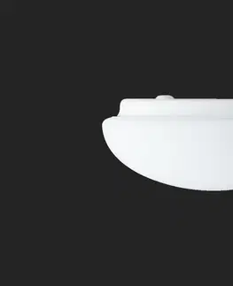 Klasická nástěnná svítidla OSMONT 41631 ALMA 1 stropní/nástěnné skleněné svítidlo bílá IP41 60W E27