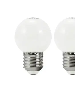 LED osvětlení  SADA 2x LED Žárovka PARTY E27/0,5W/36V bílá 3000K 