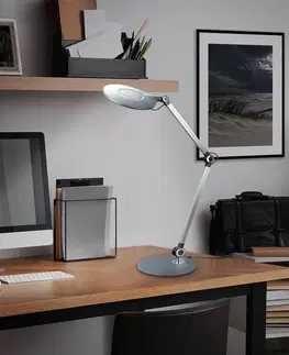 Stolní lampy kancelářské Briloner LED stolní lampa Office, antracit, CCT