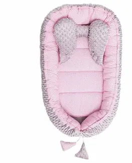 Kojicí polštáře, hnízdečka a zavinovačky Belisima Hnízdečko pro miminko Minky Sweet Baby, růžová
