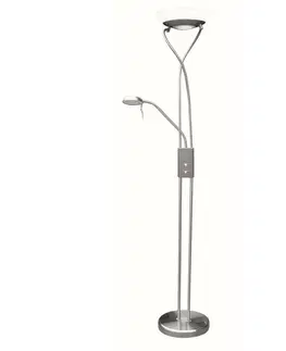 Lampičky Rabalux 4077 Gamma stojací lampa, stříbrná