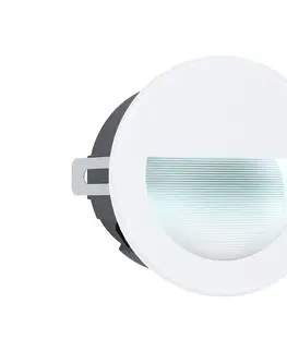 Svítidla Eglo Eglo 99577 - LED Venkovní zápustné svítidlo ARACENA LED/2,5W/230V IP65 bílá 